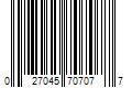 Barcode Image for UPC code 027045707077