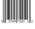 Barcode Image for UPC code 027045722513