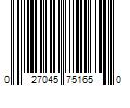 Barcode Image for UPC code 027045751650