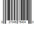 Barcode Image for UPC code 027045754040