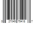 Barcode Image for UPC code 027045754187