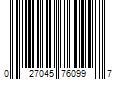 Barcode Image for UPC code 027045760997