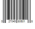 Barcode Image for UPC code 027045805018