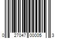 Barcode Image for UPC code 027047000053