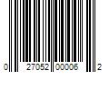 Barcode Image for UPC code 027052000062