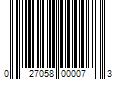 Barcode Image for UPC code 027058000073