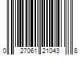 Barcode Image for UPC code 027061210438