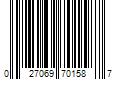 Barcode Image for UPC code 027069701587