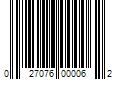 Barcode Image for UPC code 027076000062