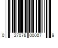 Barcode Image for UPC code 027076000079