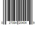 Barcode Image for UPC code 027084204049