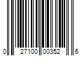 Barcode Image for UPC code 027100003526