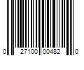 Barcode Image for UPC code 027100004820