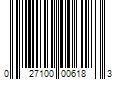 Barcode Image for UPC code 027100006183