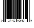 Barcode Image for UPC code 027100006909