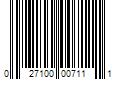 Barcode Image for UPC code 027100007111