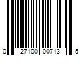 Barcode Image for UPC code 027100007135