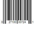 Barcode Image for UPC code 027100007241