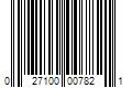 Barcode Image for UPC code 027100007821