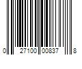 Barcode Image for UPC code 027100008378