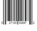 Barcode Image for UPC code 027100008972