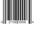 Barcode Image for UPC code 027108000084. Product Name: 