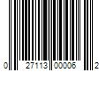 Barcode Image for UPC code 027113000062