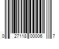 Barcode Image for UPC code 027118000067