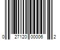 Barcode Image for UPC code 027120000062