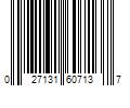 Barcode Image for UPC code 027131607137