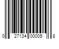 Barcode Image for UPC code 027134000058