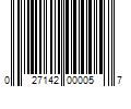 Barcode Image for UPC code 027142000057