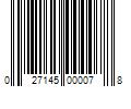 Barcode Image for UPC code 027145000078