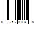 Barcode Image for UPC code 027147000083