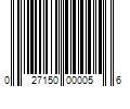 Barcode Image for UPC code 027150000056