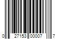 Barcode Image for UPC code 027153000077