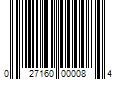 Barcode Image for UPC code 027160000084