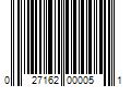 Barcode Image for UPC code 027162000051