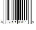 Barcode Image for UPC code 027171000073