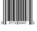 Barcode Image for UPC code 027172000072