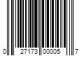 Barcode Image for UPC code 027173000057