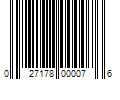 Barcode Image for UPC code 027178000076