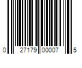 Barcode Image for UPC code 027179000075