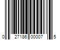 Barcode Image for UPC code 027186000075