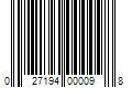 Barcode Image for UPC code 027194000098