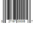 Barcode Image for UPC code 027197000057