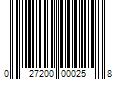 Barcode Image for UPC code 027200000258