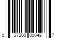 Barcode Image for UPC code 027200000487