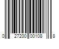 Barcode Image for UPC code 027200001088