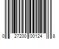 Barcode Image for UPC code 027200001248